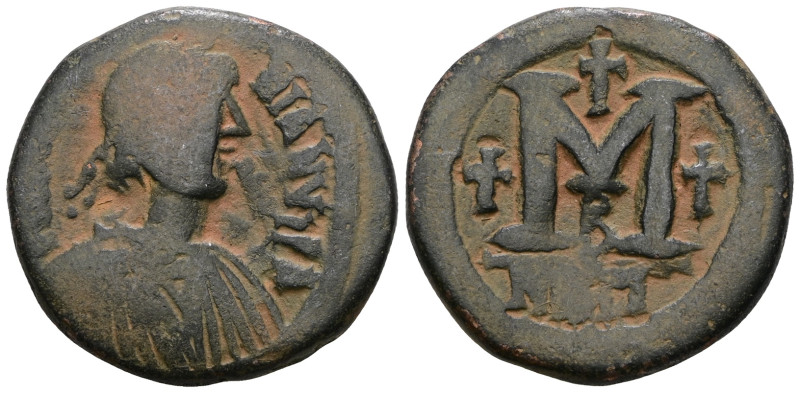 JUSTINIANUS I, 527-565 Mint of Cyzicus Ae-Follis year XXI (547/548). Artificial ...