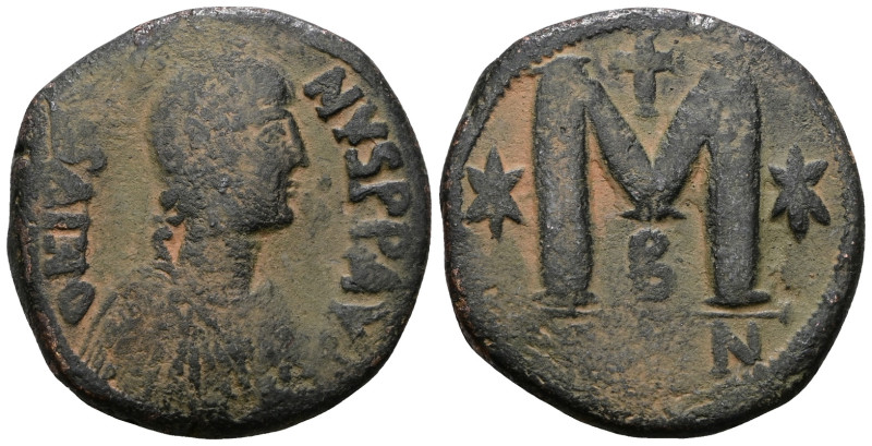 Justinianus I. 527-565.Antıoch.Artificial sandpatina. Weight 15,64 gr - Diameter...