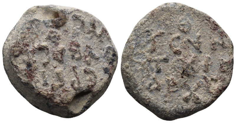 Byzantine Empire. lead seal. Weight 12,24 gr - Diameter 21 mm