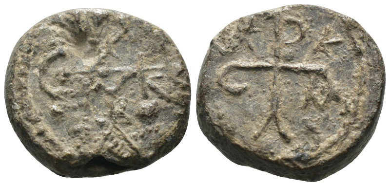 Byzantine Empire. lead seal. Weight 12,33 gr - Diameter 19 mm