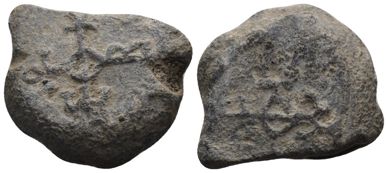 Byzantine Empire. lead seal. Weight 13,54 gr - Diameter 20 mm