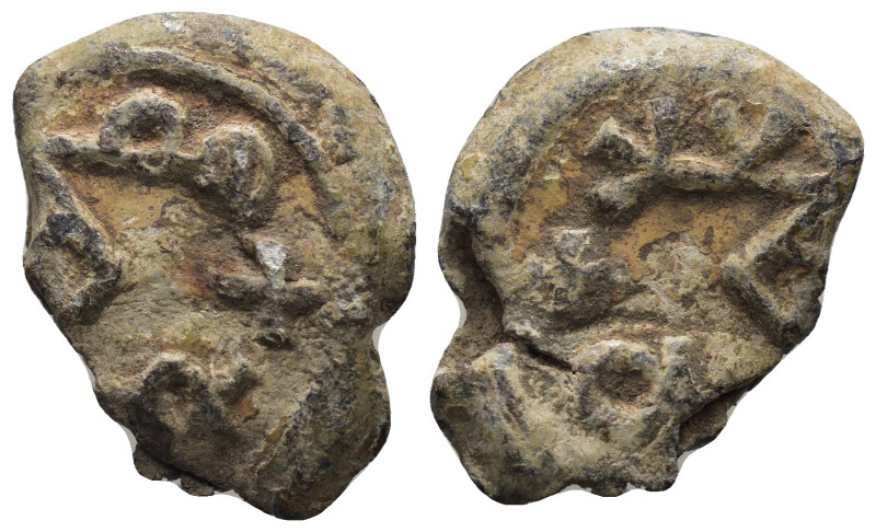 Byzantine Empire. lead seal. Weight 5,60 gr - Diameter 18 mm