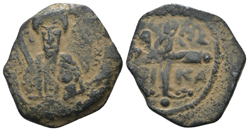 Crusader States, Antioch (Principality). Tancred, regent, Æ Follis. 1101-1112. a...