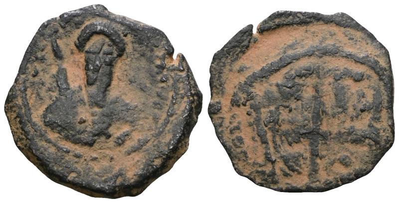 Crusaders Principality of Antioch, Tancred (Regent, 1101-1112) Æ Follis.. Artifi...