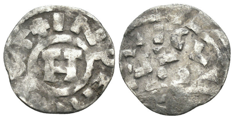 Lucca. Heinrich III-V (1039-1125AD). AR Denier. Weight 0,97 gr - Diameter 14 mm