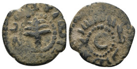 Islamic uncertain ae. . artificial sandpatina.Weight 2,01 gr - Diameter 15 mm