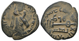 Islamic uncertain ae. Artificial sandpatina. Weight 2,75 gr - Diameter 17 mm