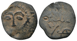 ILKHAN MONGOLS: Hulagu, AD 1256-1265, AE fals (sun-face obverse) or
ISLAMIC, Caucasus (Pre-Seljuq).
Shaddadid. Abu Nasr Iskandar, AH 485-499 / AD 10...