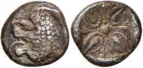 IONIA Mileto – Dodicesimo di statere – Testa di leone a s. - R/ Motivo floreale - Sear 3532 AG (g 0,96) Leggere corrosioni
BB