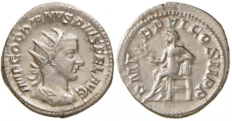 Gordiano III (238-244) Antoniniano – Busto radiato a d. - R/ Apollo seduto a s. ...