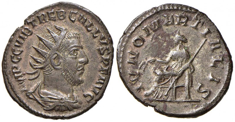 Treboniano Gallo (251-253) Antoniniano (Antiochia) Busto radiato a d. - R/ IVNO ...