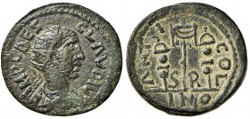 Claudio II (268-270) AE di Antiochia in Pisidia – Busto radiato a d. - R/ Insegne – Kr. IV, 9 AE (g 11,06)
BB+