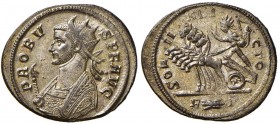 Probo (270-275) Antoniniano – Busto radiato a s. - R/ Il Sole su quadriga a s. – RIC 203 MI (g 3,56)
SPL+