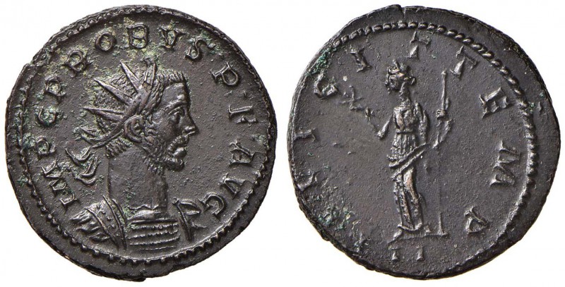 Probo (276-282) Antoniniano (Lugdunum) Busto radiato a d. - R/ La Felicità stant...