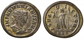Numeriano (282-283) Antoniniano - Busto radiato a d. – R/ Giove stante – RIC 410 AE (g 4,10)
SPL