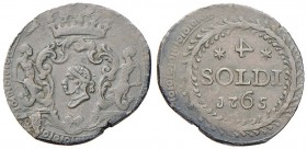 CORTE Pasquale Corti (1762-1768) 4 Soldi 1765 – MIR 4/4 MI (g 1,71) Il 4 speculare. Bell’esemplare per questo tipo di moneta 
SPL