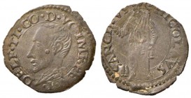 DESANA Delfino Tizzone (1583-1598) Quattrino tipo Sabbioneta – MIR 521 CU (g 0,66) Ottimo esemplare per questo tipo di moneta 
SPL