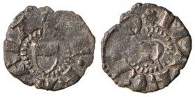 FERRARA Nicolò III (1399-1441) Bagattino – MIR 226 MI (g 0,37) RR Frattura del tondello
BB