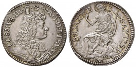 FIRENZE Cosimo III (1670-1723) Testone 1677 – MIR 333 AG (g 8,91) RR 
SPL/SPL+