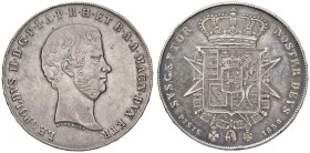 FIRENZE Leopoldo II (1824-1859) Francescone 1858 – MIR 449/4 AG (g 27,24) Colpetto al bordo
BB