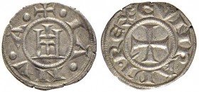 GENOVA Repubblica (1139-1339) Denaro – Biaggi 835 AG (g 0,79) Modesta porosità
qBB