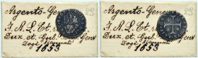 GENOVA Dogi Biennali (1528-1797) 8 Soldi 1683 I A B – MIR 302/1 AG (g 2,16) Con cartellino di vecchia raccolta
BB