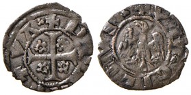 MANTOVA Luigi o Guido Gonzaga (1360-1369) Quattrino – MIR 373 MI (g 0,70) Di insolita conservazione per questo tipo di moneta
BB+
