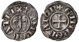 MESSINA Enrico VI (1174-1196) Denaro – Spahr 28 AE (g 0,62) 
SPL