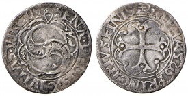 SIENA Repubblica (1404-1555) Grosso da 8 soldi (delibera del 3 luglio 1503) – MIR 532/8 AG (g 1,75) Porosità marginale
BB