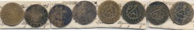 TORINO Repubblica Piemontese (1798-1799) 2 Soldi A. 9 - CU Lotto di quattro esemplare, con cartellino di vecchia raccolta 
MB