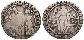 VENEZIA Francesco Erizzo (1631-1646) Mezzo ducato da 62 soldi sigla (?) – Pa. 15 AG (g 10,50) Tosato
MB+