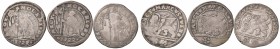 VENEZIA Alvise III Mocenigo (1722-1732) Lotto di tre mezze lire 1722
MB-qBB