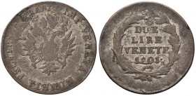 VENEZIA Francesco II (1798-1805) 2 Lire 1801 – MI (g 8,62)
qBB