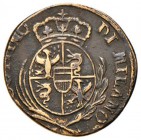Peso monetario del Sovrano di Milano – (g 3,46)
BB