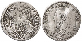 Paolo III (1534-1549) Grosso – Munt. 59 AG (g 1,40)
MB