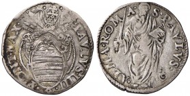 Paolo IV (1555-1559) Giulio – Munt. 19 AG (g 3,05) Ondulazione del tondello
MB+