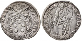 Pio IV (1559-1565) Giulio – Munt. 17 AG (g 3,00)
BB