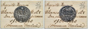 Clemente XII (1730-1740) Grosso A. V – AG (g 1,29) Con cartellino di vecchia raccolta
BB
