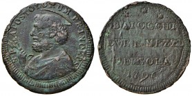 Pio VI (1775-1799) Pergola Sampietrino 1796 – Munt. 382 CU (g 11,58)
BB