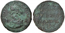 Pio VI (1775-1799) Pergola Sampietrino 1796 – Munt. 382 CU (g 15,96)
BB
