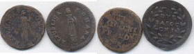 Repubblica romana (1798-1799) Lotto di due monete come da foto
MB-BB