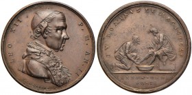 Leone XII (1823-1829) Medaglia A. II Lavanda – Opus: Cerbara AE (g 14,66)
qFDC