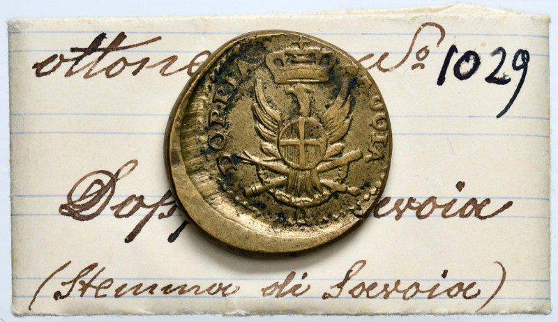 Vittorio Amedeo III (1773-1796) Peso monetario della doppia di Savoia - Ottone (...