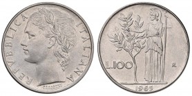 REPUBBLICA ITALIANA 100 Lire 1965 – AC Insignificanti segnetti
FDC