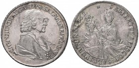 AUSTRIA Salisburgo – Sigismondo III (1753-1771) Tallero 1762 – Dav. 1254 AG (g 28,12)
BB+