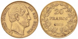 BELGIO Leopoldo I (1831-1865) 20 Franchi 1865 – Fr- 411 AU (g 6,42)
BB