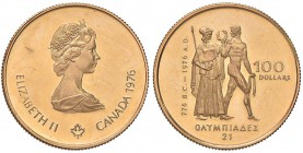 CANADA Elisabetta II (1952-) 100 Dollari 1976 – Fr. 6 AU (g 16,93) Minimi graffietti
SPL