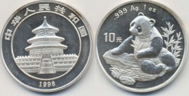 CINA 10 Yuan 1998 – AG (g 31,10)
FS