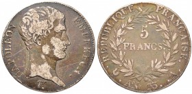 FRANCIA Napoleone (1804-1814) 5 Franchi A. 13 A – Gad. 580 AG (g 24,60)
MB