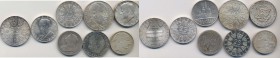 Lotto di otto monete estere in argento come da foto
BB-FDC